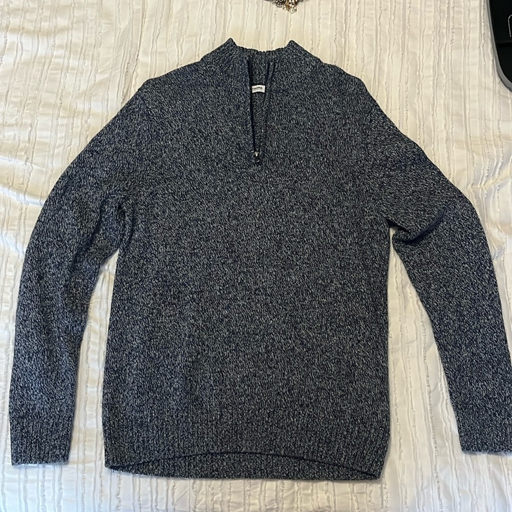 Quarter-zip Knit Sweater